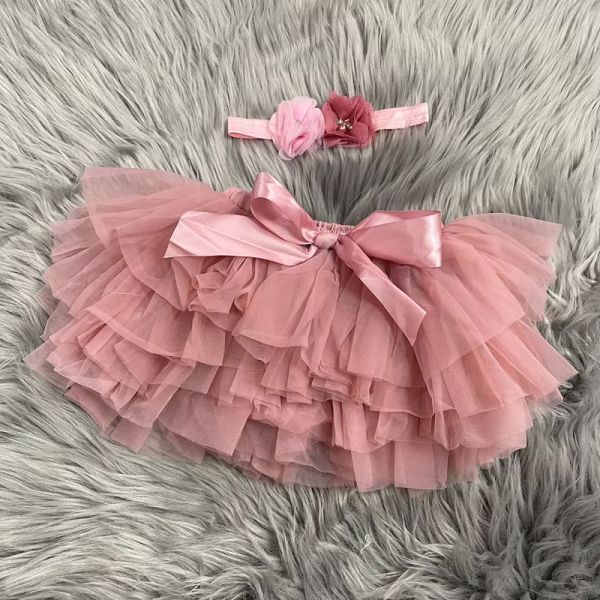 Personalized Baby Girls Name Tutu Skirt Set Headband| BBCloth11
