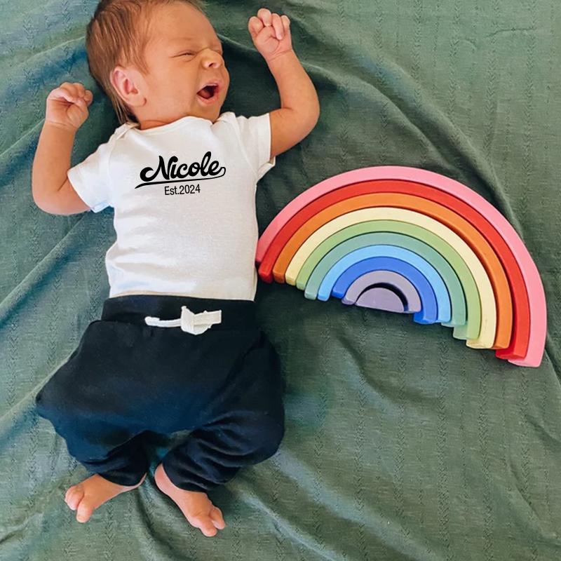 Personalised Daddy and Baby Matching T-shirt| | Match01