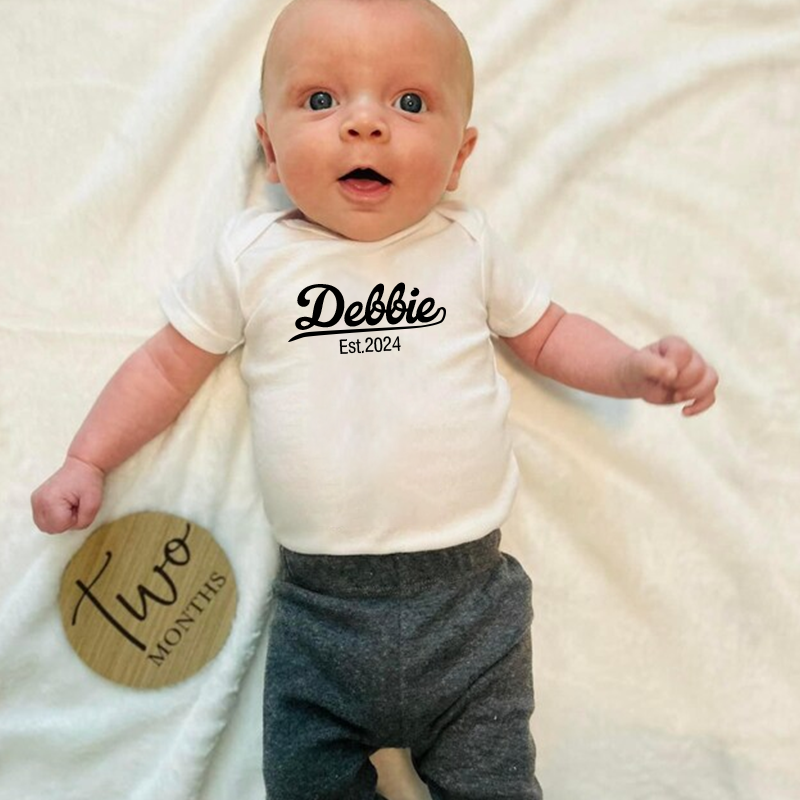 Personalised Daddy and Baby Matching T-shirt| | Match01