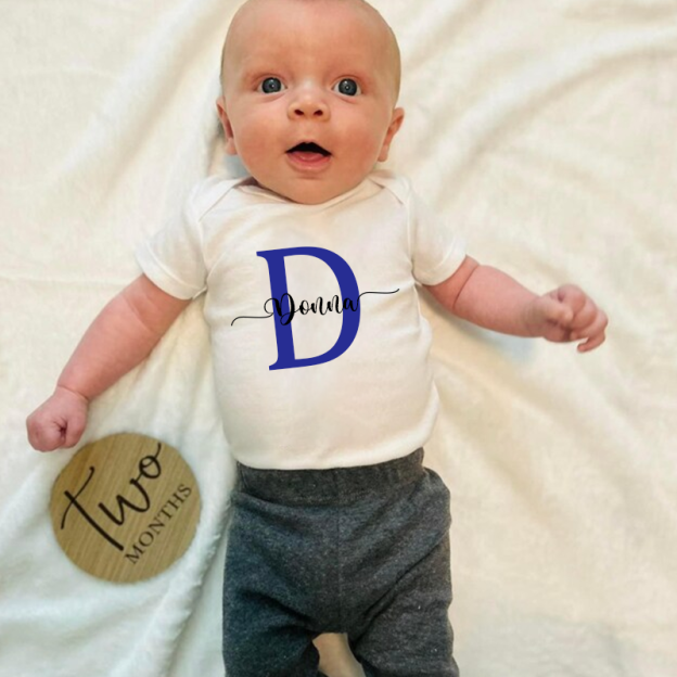 [Copy]Personalized Baby Name Cozy Onesie| BBCloth14