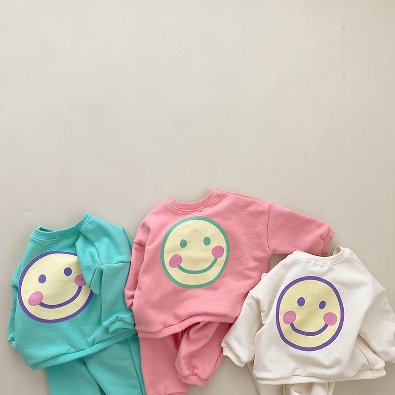 Personalized Baby Smile Sweatshirt Set| Cloth54