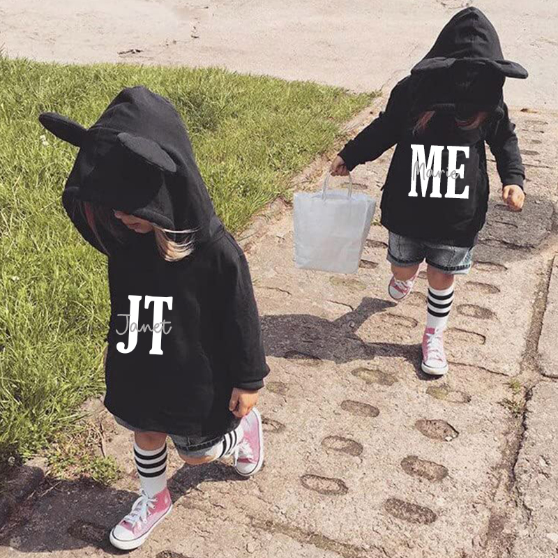 Personalized Kids Unisex Bear Hoodie| Cloth102