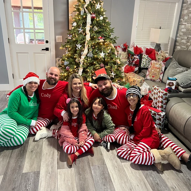 Personalized Kids Christmas Pajamas Set| Cloth24