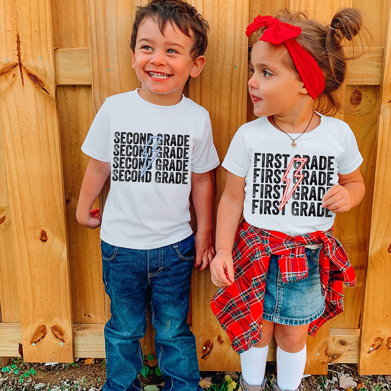 Personalized Kids Back To School Name T-Shirt| Cloth1480