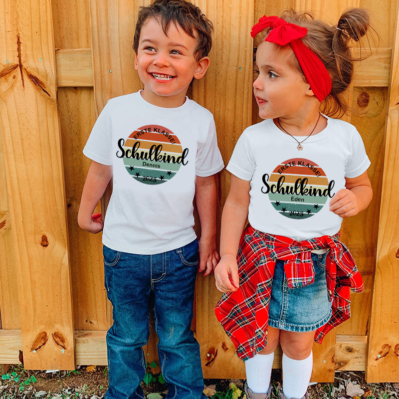 Personalized Kids Back To School T-Shirt| Cloth1484