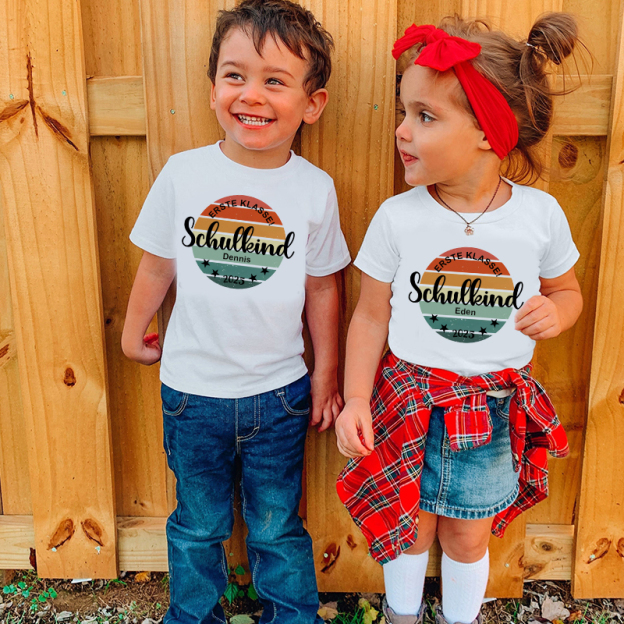 Personalized Kids Back To School T-Shirt| Cloth1484