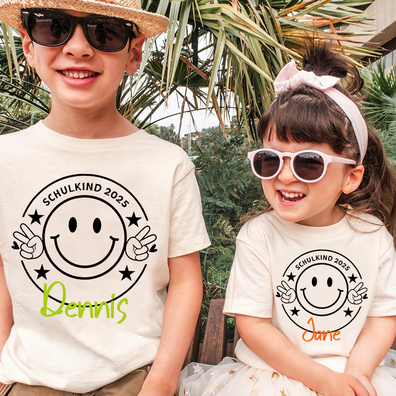 Personalized Kids Back To School Name T-Shirt| Cloth1479