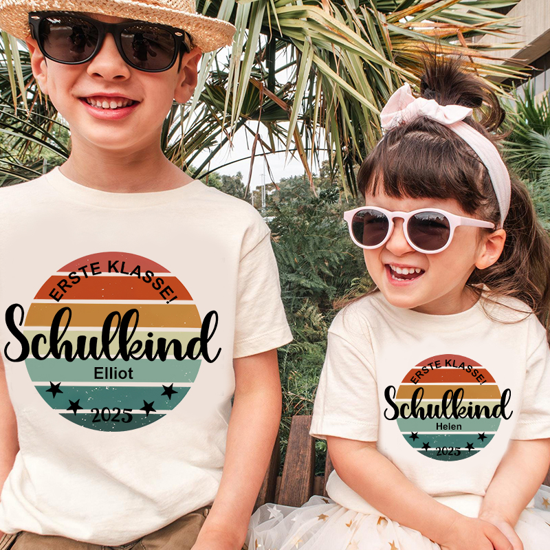 Personalized Kids Back To School T-Shirt| Cloth1484