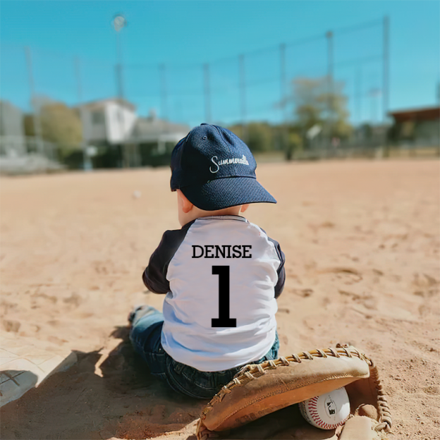 Personalized Name Baseball Long Sleeves Shirt| Cloth127