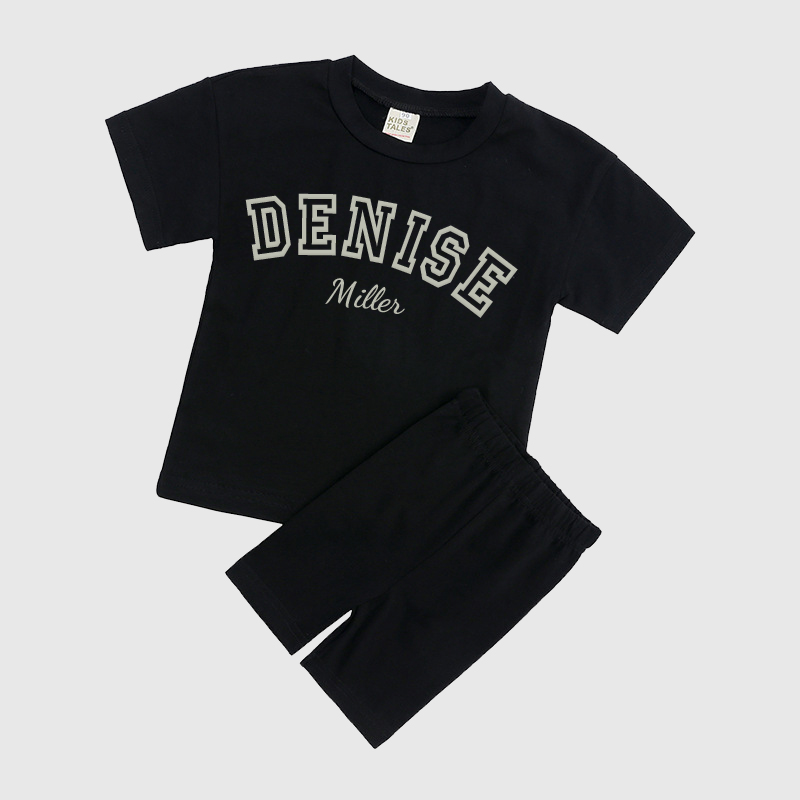 Personalized Kids Name Toddler shorts Set| Cloth150