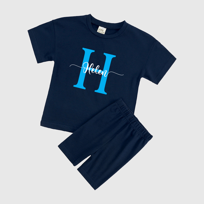 Personalized Kids Initials & Name Toddler Set | Cloth136