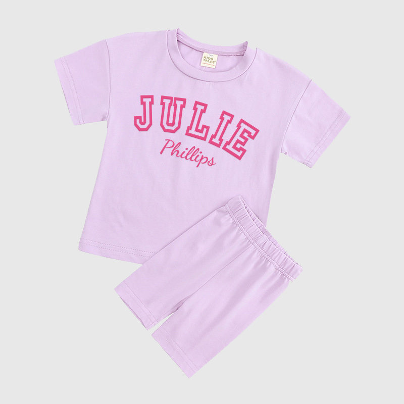 Personalized Kids Name Toddler shorts Set| Cloth150