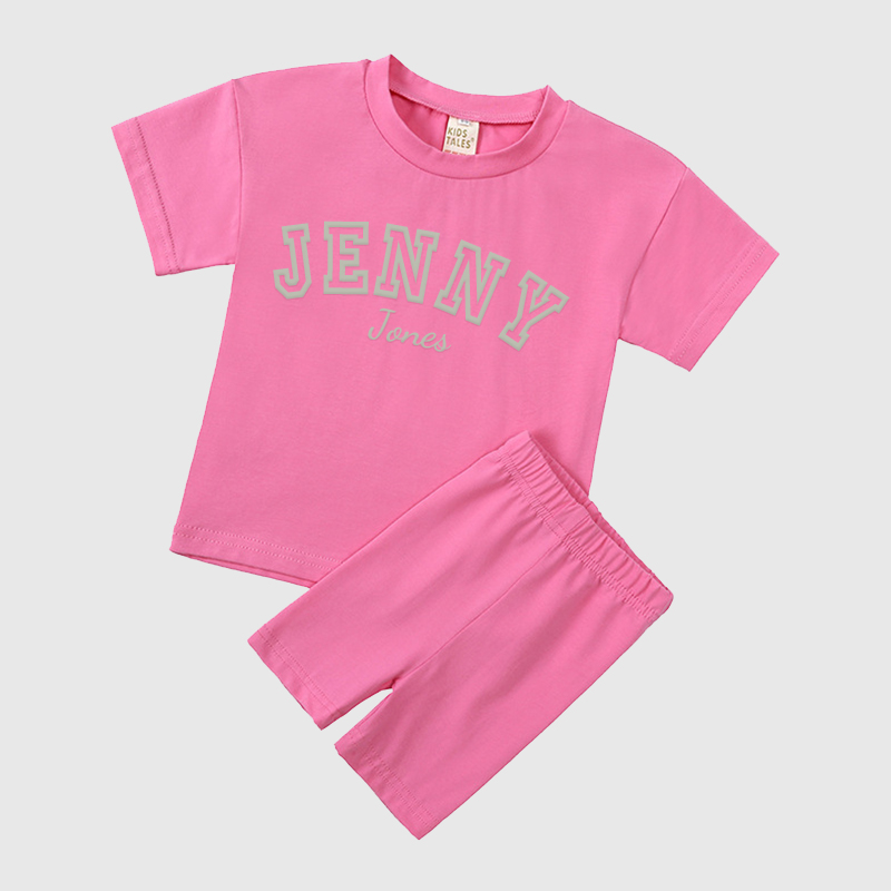 Personalized Kids Name Toddler shorts Set| Cloth150