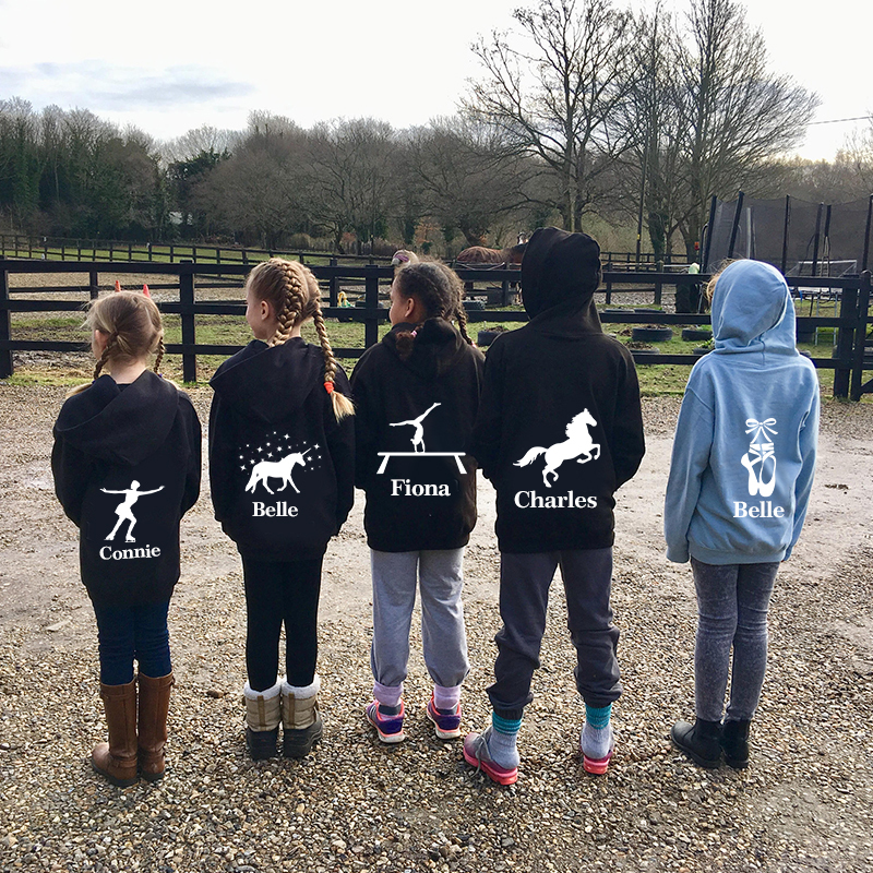 Personalized Kids Horse Riding Hoodie| Cloth80