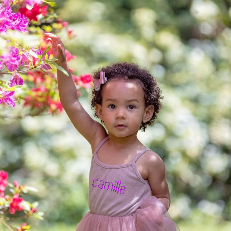 Personalized Girls Embroidered TuTu Dress| Dress02