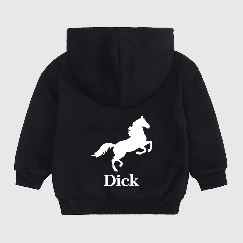 Personalized Kids Horse Riding Hoodie| Cloth80