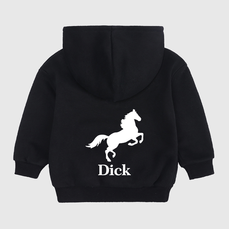 Personalized Kids Horse Riding Hoodie| Cloth80