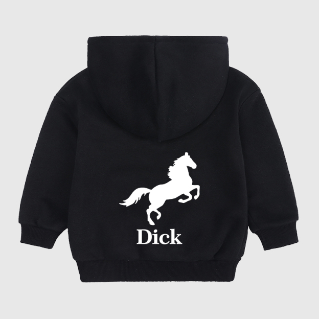 Personalized Kids Horse Riding Hoodie| Cloth80