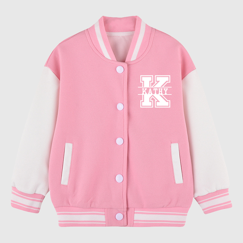 Personalized Kids Sports Initial Name Jacket| Cloth185