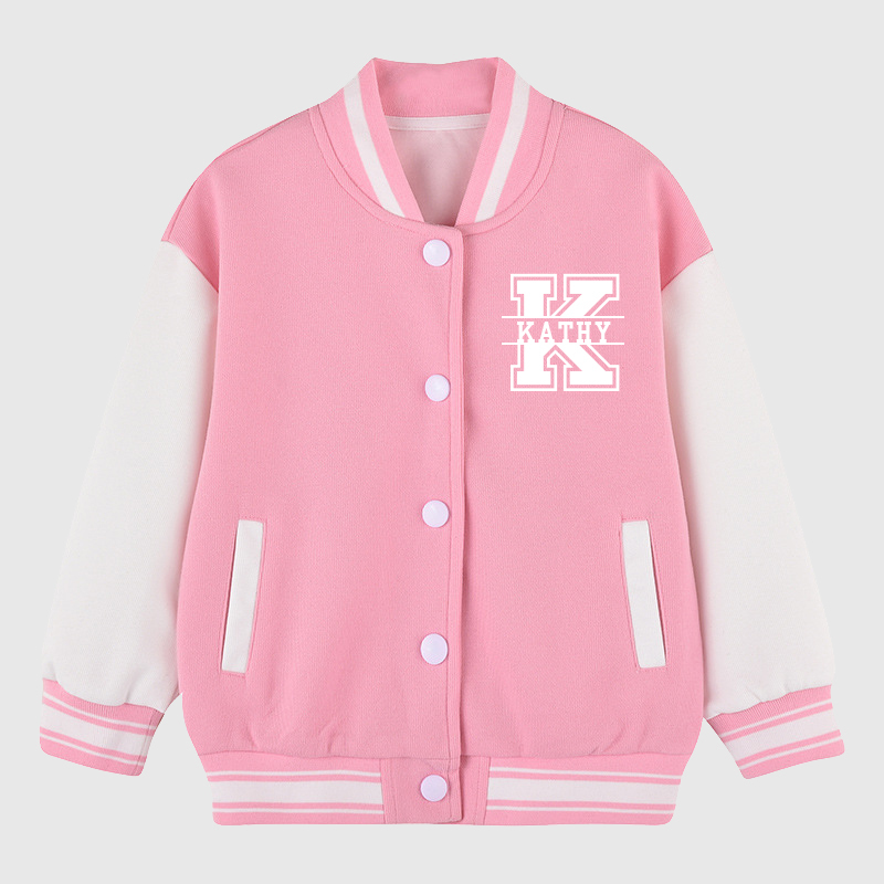 Personalized Kids Sports Initial Name Jacket| Cloth185