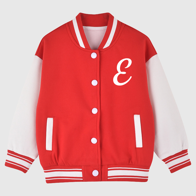 Personalized Kids Sports Initial Name Jacket| Cloth77