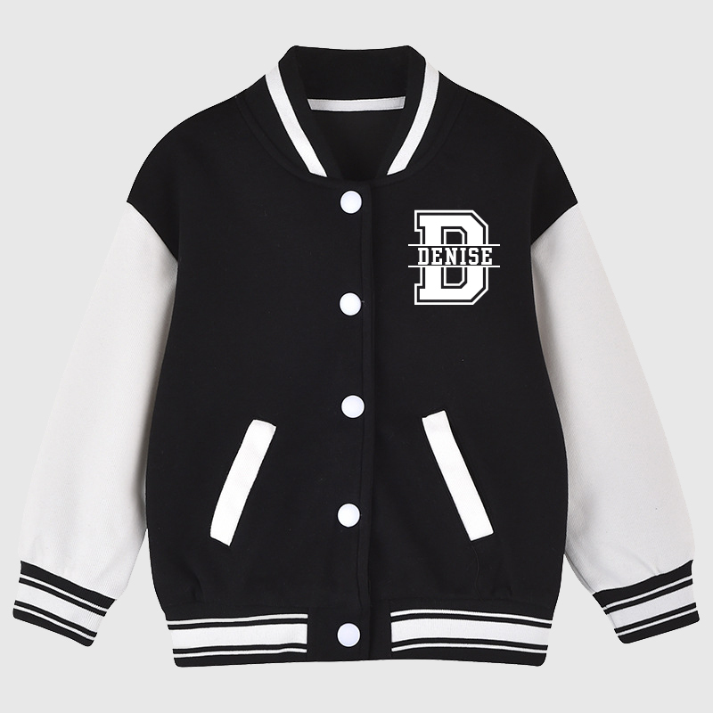 Personalized Kids Sports Initial Name Jacket| Cloth185