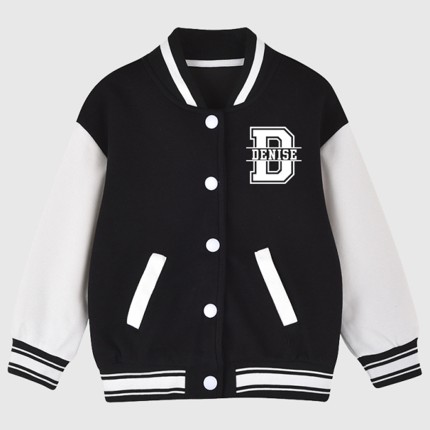 Personalized Kids Sports Initial Name Jacket| Cloth185