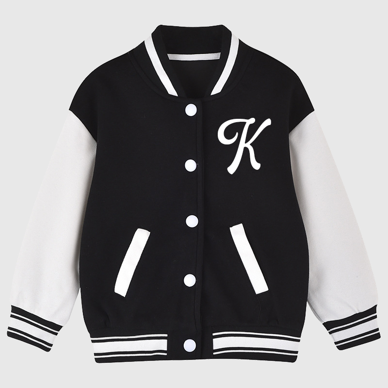 Personalized Kids Sports Initial Name Jacket| Cloth77