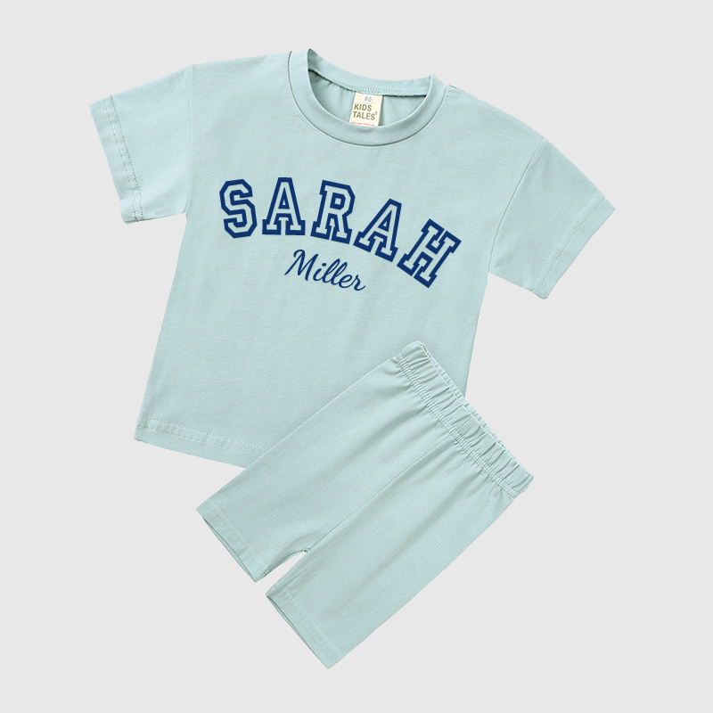 Personalized Kids Name Toddler shorts Set| Cloth150