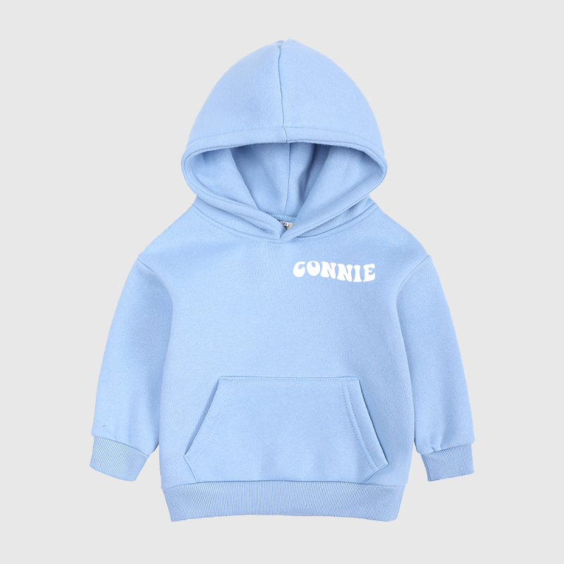 Personalized Kids Name Pocket Hoodie| Cloth84