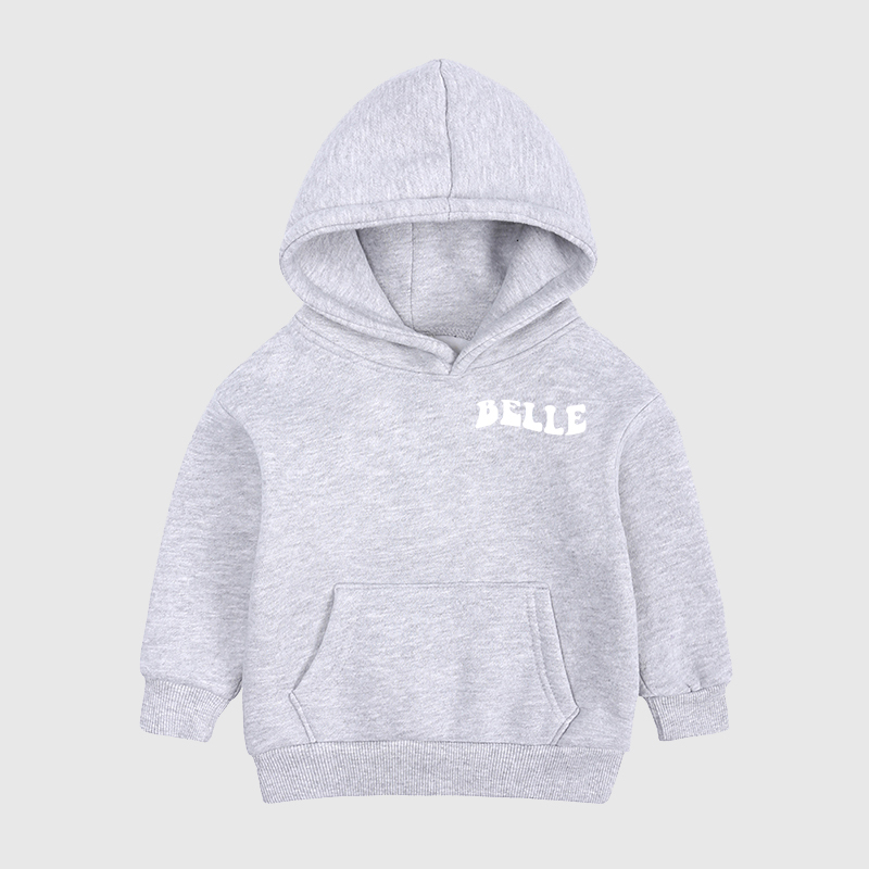 Personalized Kids Name Pocket Hoodie| Cloth84