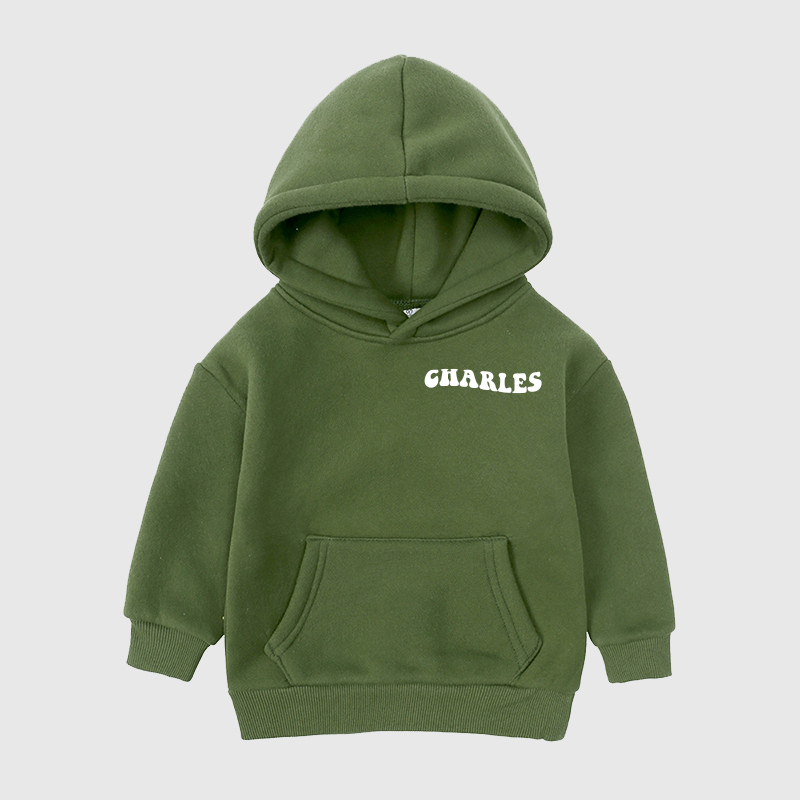 Personalized Kids Name Pocket Hoodie| Cloth84