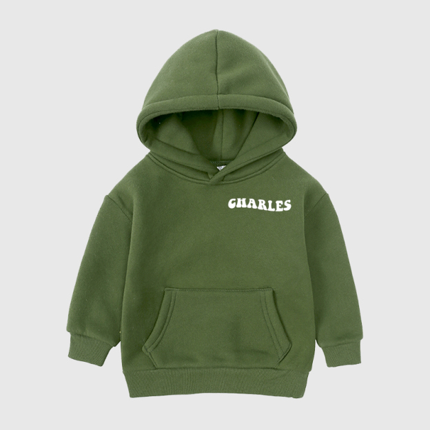 Personalized Kids Name Pocket Hoodie| Cloth84