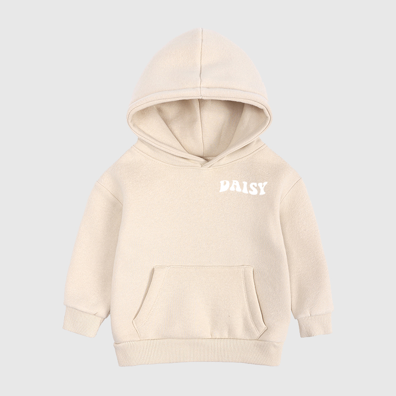 Personalized Kids Name Pocket Hoodie| Cloth84