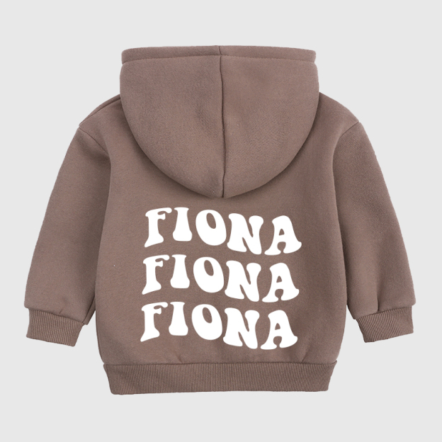 Personalized Kids Name Pocket Hoodie| Cloth84