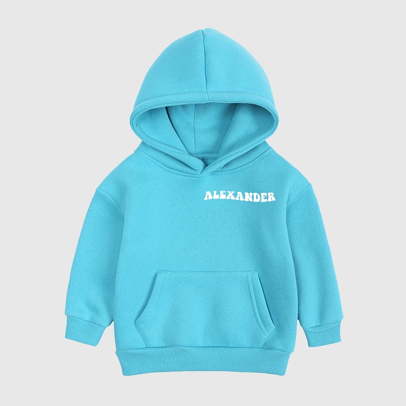 Personalized Kids Name Pocket Hoodie| Cloth84