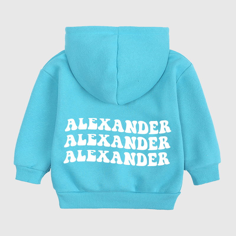 Personalized Kids Name Pocket Hoodie| Cloth84