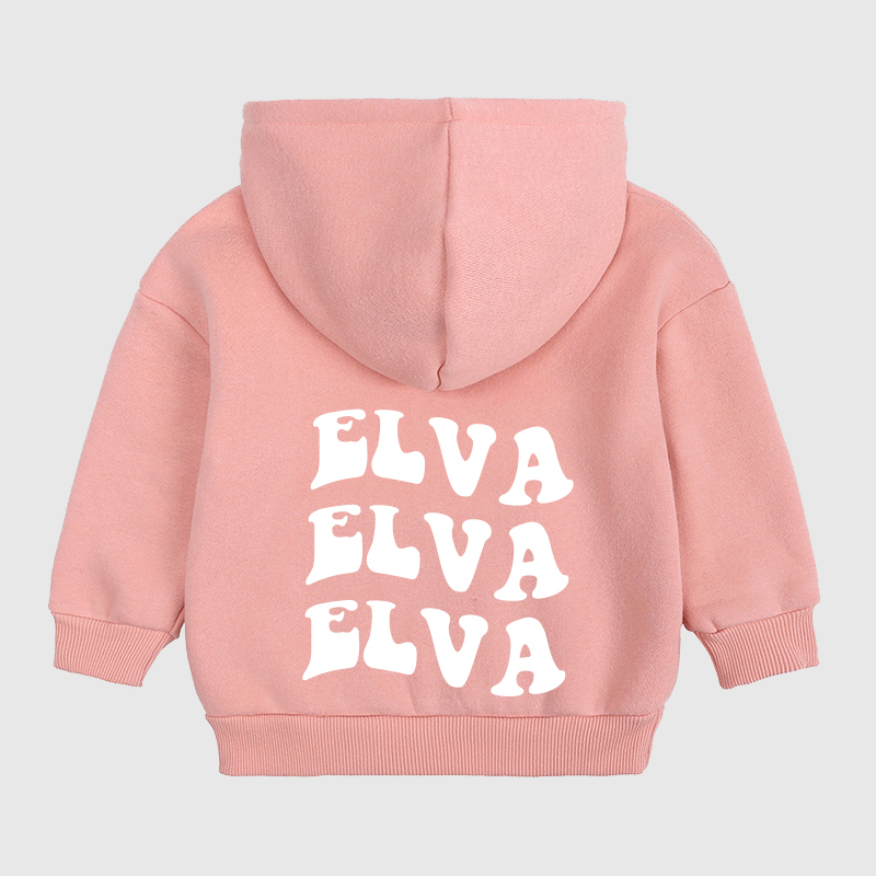 Personalized Kids Name Pocket Hoodie| Cloth84