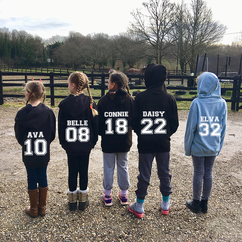 Personalized Kids Number Pocket Hoodie| Cloth83