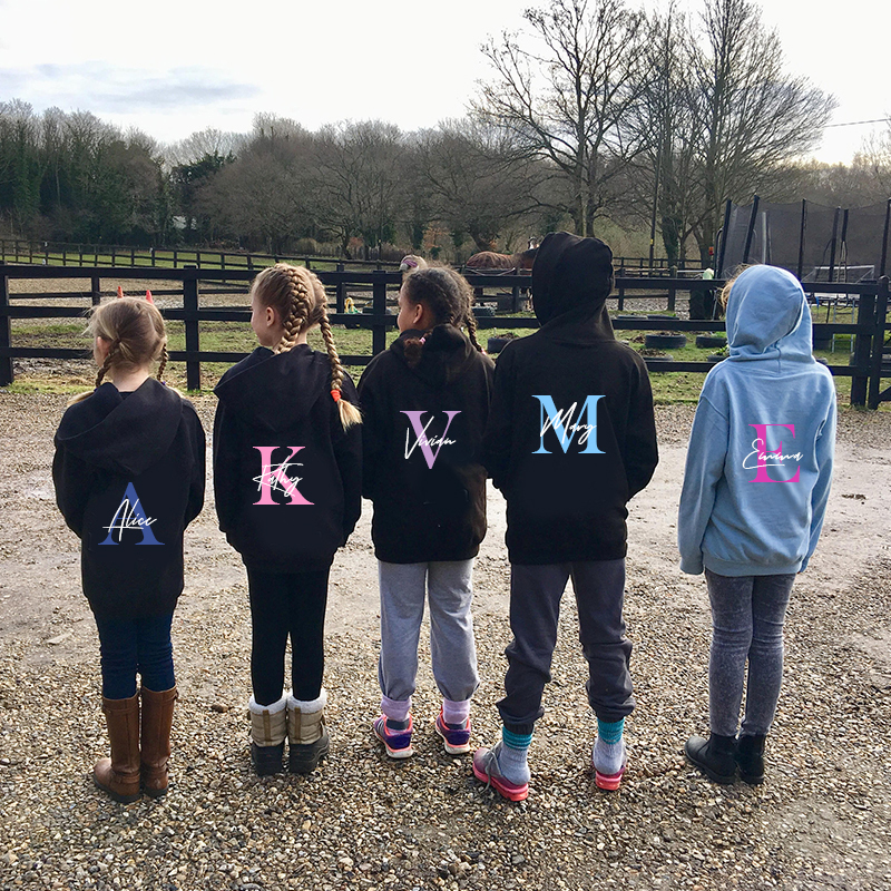 Personalized Kids Horse Riding Hoodie| Cloth116