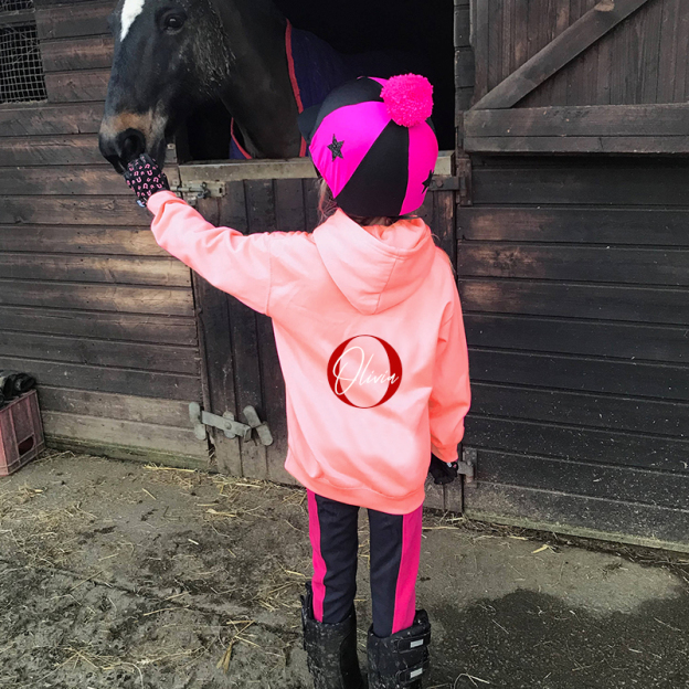 Personalized Kids Horse Riding Hoodie| Cloth116