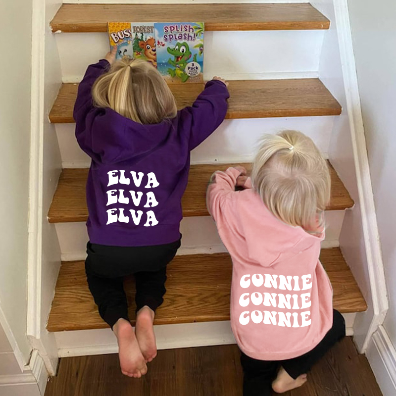 Personalized Kids Name Pocket Hoodie| Cloth84