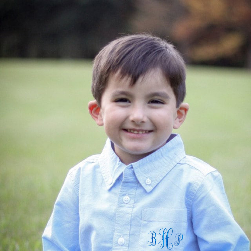 Personalized Kid Monogrammed Button Up Shirt| Cloth223