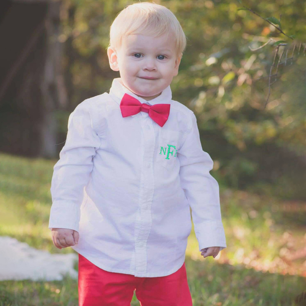 Personalized Kid Monogrammed Button Up Shirt| Cloth223