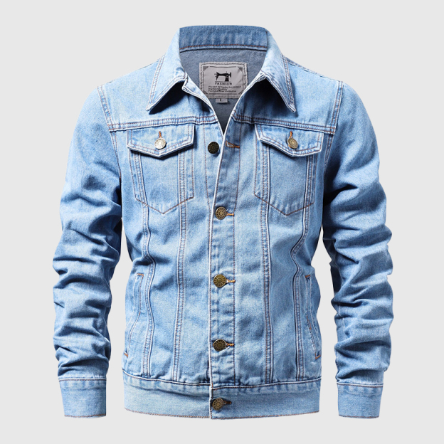 Personalized Adults Denim Patch Jacket| Adults02