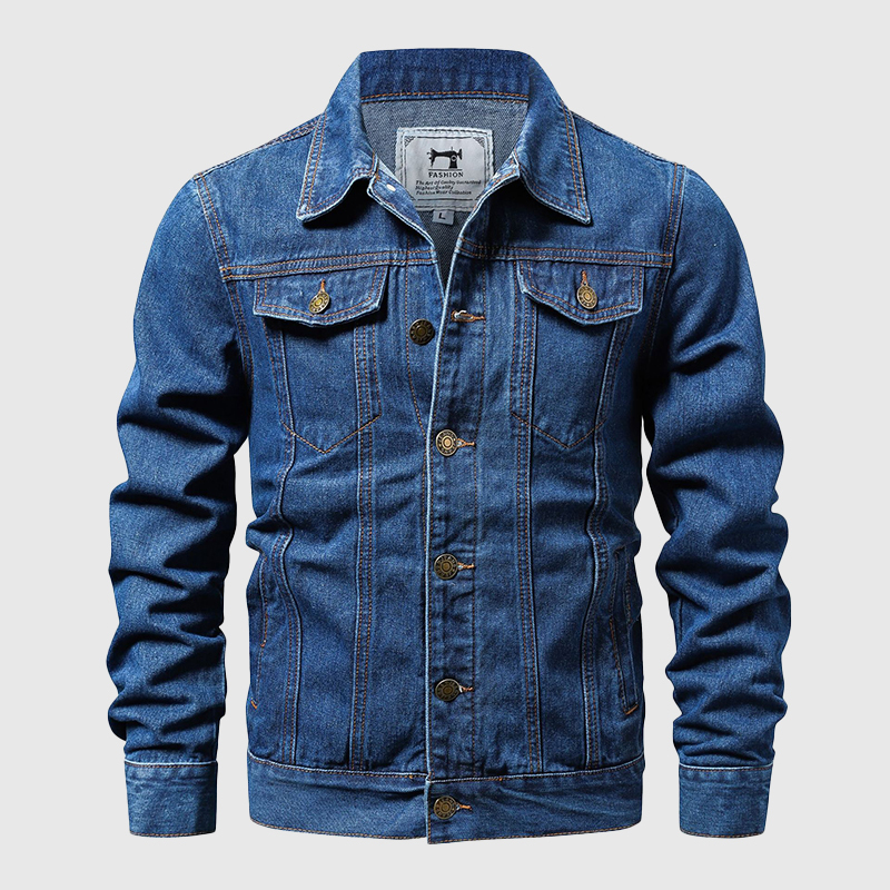Personalized Adults Denim Patch Jacket| Adults02