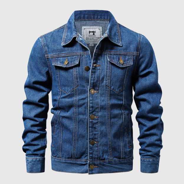 Personalized Adults Denim Patch Jacket| Adults02