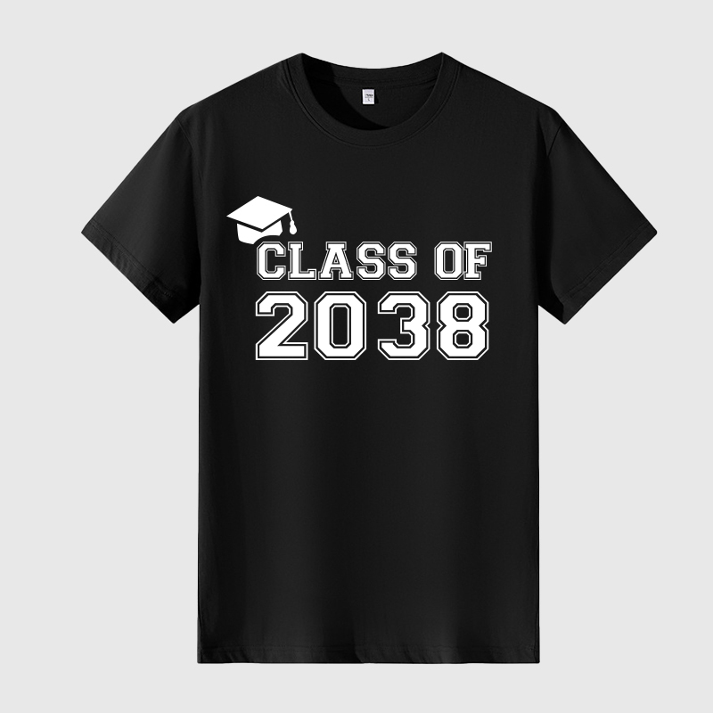 Personalized Kids Class Of 2038 Handprint Graduation Shirt| Cloth181
