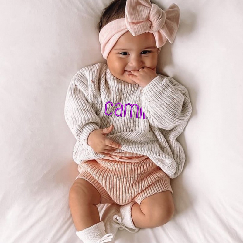 Personalized Kids Winter Warm Embroidered Sweater| Cloth205