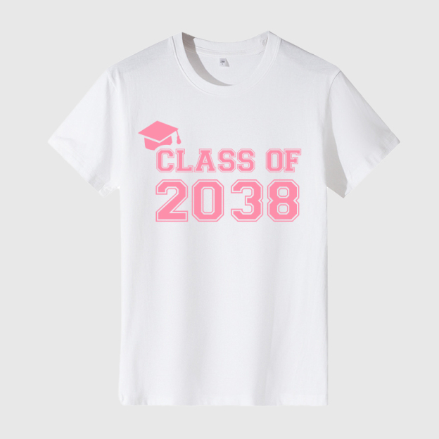 Personalized Kids Class Of 2038 Handprint Graduation Shirt| Cloth181